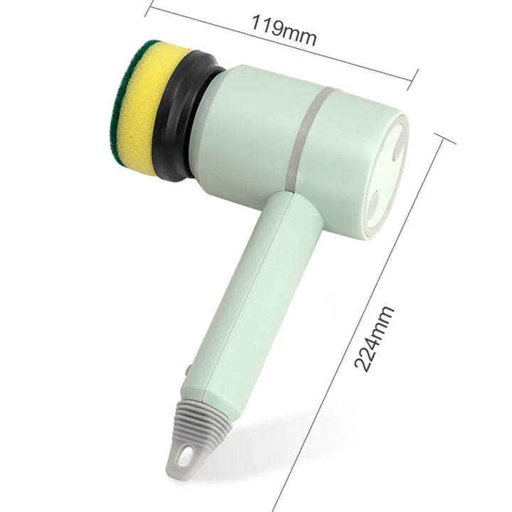 3 in 1 Electric Cleaning Brush Kitchen Dishwashing Home USB Rechargeable Electric Rotary Scrubber Household Appliances Cleaning